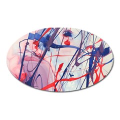 Messy Love Oval Magnet