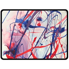 Messy Love Double Sided Fleece Blanket (Large) 