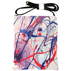 Messy Love Shoulder Sling Bags by LaurenTrachyArt