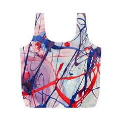 Messy Love Full Print Recycle Bags (m)  by LaurenTrachyArt