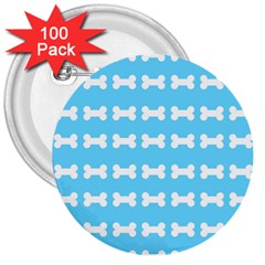 Dog Bone Background Dog Bone Pet 3  Buttons (100 Pack)  by Celenk