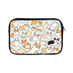 Corgilicious Corgi Doodle Art Apple iPad Mini Zipper Cases Front