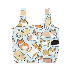 Corgilicious Corgi Doodle Art Full Print Recycle Bags (m)  by Celenk