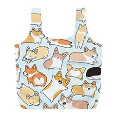 Corgilicious Corgi Doodle Art Full Print Recycle Bags (l)  by Celenk