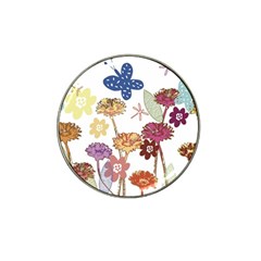 Flowers Butterflies Dragonflies Hat Clip Ball Marker (4 Pack) by Celenk