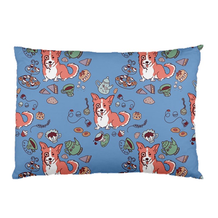 Dog Corgi Pattern Pillow Case