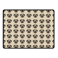 Puppy Dog Pug Pup Graphic Fleece Blanket (small) by Celenk