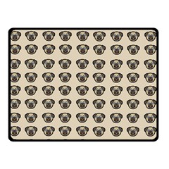 Puppy Dog Pug Pup Graphic Double Sided Fleece Blanket (small)  by Celenk