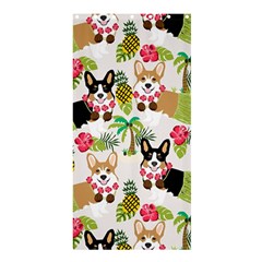 Hula Corgis Fabric Shower Curtain 36  X 72  (stall)  by Celenk