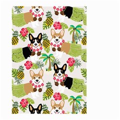 Hula Corgis Fabric Small Garden Flag (two Sides) by Celenk