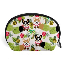 Hula Corgis Fabric Accessory Pouches (large)  by Celenk