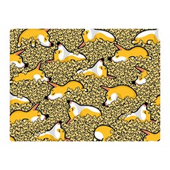 Sleeping Corgi Double Sided Flano Blanket (mini)  by Celenk