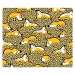 Sleeping Corgi Double Sided Flano Blanket (Small)  50 x40  Blanket Front