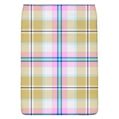 Pink And Yellow Plaid Flap Covers (l)  by allthingseveryone