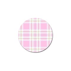 Pink Pastel Plaid Golf Ball Marker by allthingseveryone