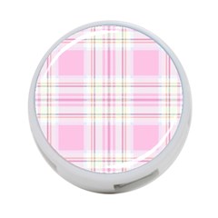 Pink Pastel Plaid 4-port Usb Hub (two Sides)  by allthingseveryone