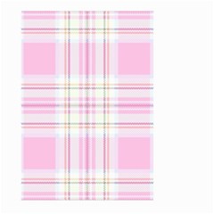 Pink Pastel Plaid Large Garden Flag (two Sides) by allthingseveryone