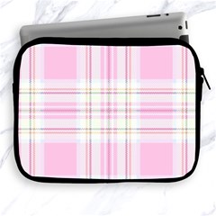 Pink Pastel Plaid Apple Ipad 2/3/4 Zipper Cases by allthingseveryone