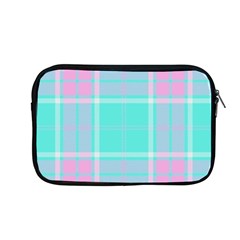 Blue And Pink Pastel Plaid Apple Macbook Pro 13  Zipper Case by allthingseveryone