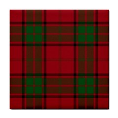 Red And Green Tartan Plaid Tile Coasters by allthingseveryone