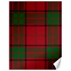 Red And Green Tartan Plaid Canvas 12  X 16   by allthingseveryone