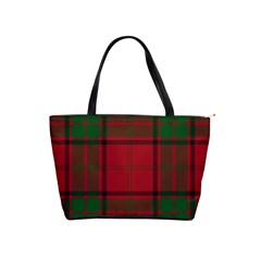 Red And Green Tartan Plaid Shoulder Handbags by allthingseveryone