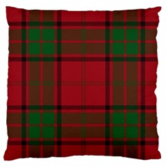 Red And Green Tartan Plaid Large Cushion Case (two Sides) by allthingseveryone