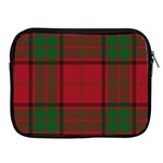 Red And Green Tartan Plaid Apple iPad 2/3/4 Zipper Cases Front