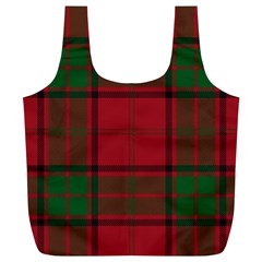 Red And Green Tartan Plaid Full Print Recycle Bags (l)  by allthingseveryone