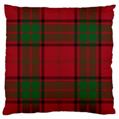 Red And Green Tartan Plaid Standard Flano Cushion Case (two Sides) by allthingseveryone