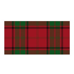 Red And Green Tartan Plaid Satin Wrap by allthingseveryone