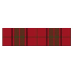 Red And Green Tartan Plaid Satin Scarf (oblong) by allthingseveryone