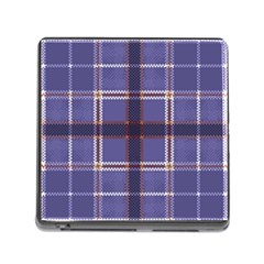 Purple Heather Plaid Memory Card Reader (square) by allthingseveryone