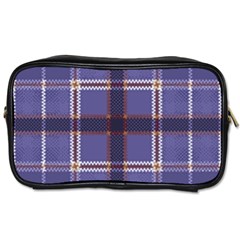 Purple Heather Plaid Toiletries Bags 2-side by allthingseveryone