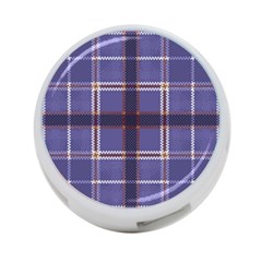 Purple Heather Plaid 4-port Usb Hub (two Sides)  by allthingseveryone