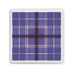 Purple Heather Plaid Memory Card Reader (square)  by allthingseveryone