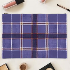 Purple Heather Plaid Cosmetic Bag (xxl)  by allthingseveryone