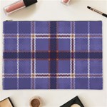 Purple Heather Plaid Cosmetic Bag (XXL)  Front