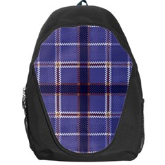 Purple Heather Plaid Backpack Bag by allthingseveryone