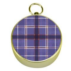 Purple Heather Plaid Gold Compasses by allthingseveryone