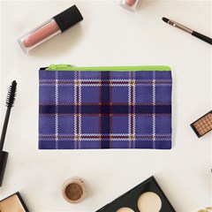 Purple Heather Plaid Cosmetic Bag (xs) by allthingseveryone