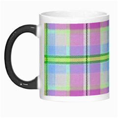 Pink And Blue Plaid Morph Mugs by allthingseveryone