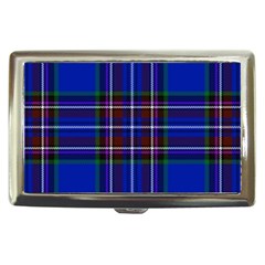 Bright Blue Plaid Cigarette Money Cases by allthingseveryone