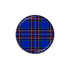 Bright Blue Plaid Hat Clip Ball Marker by allthingseveryone