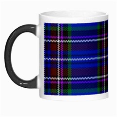 Bright Blue Plaid Morph Mugs by allthingseveryone