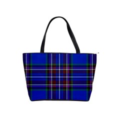 Bright Blue Plaid Shoulder Handbags by allthingseveryone