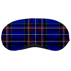 Bright Blue Plaid Sleeping Masks by allthingseveryone