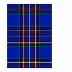 Bright Blue Plaid Small Garden Flag (two Sides) by allthingseveryone