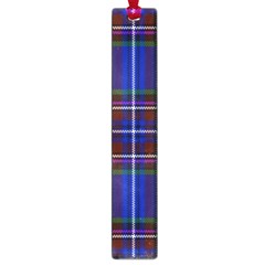 Bright Blue Plaid Large Book Marks by allthingseveryone