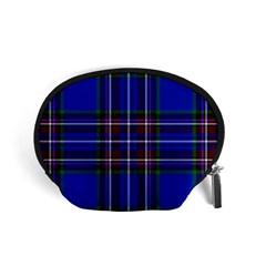 Bright Blue Plaid Accessory Pouches (small)  by allthingseveryone